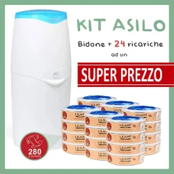 Ricarica Maialino Foppapedretti Compatibile - 24 pezzi + Bidone Maialino Foppapedretti
