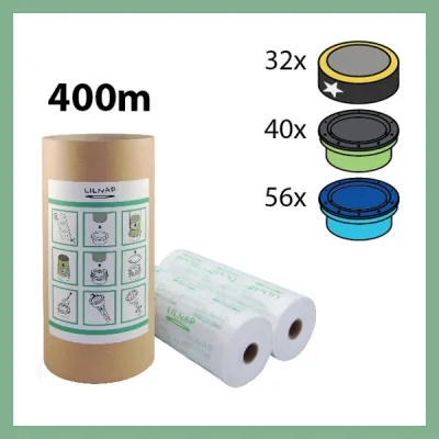 Ricarica Mangiapannolini da 400 metri + Skid