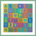 Tappeto puzzle lettere e numeri per bambini Tappeto puzzle lettere e numeri bambini