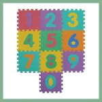 Tappeto puzzle lettere e numeri per bambini Tappeto puzzle lettere e numeri bambini