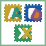 Tappeto puzzle lettere e numeri per bambini Tappeto puzzle lettere e numeri bambini