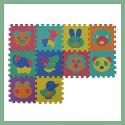 Tappeto puzzle animali